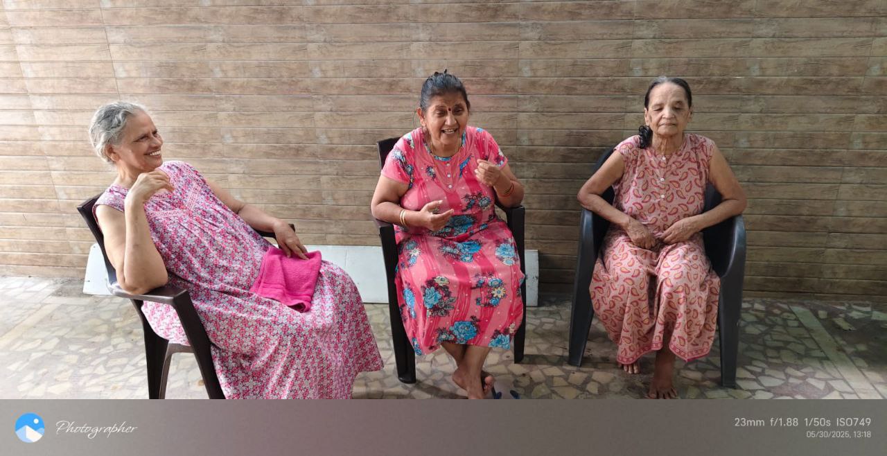 Peaceful Shivkrupa Old Age Home residents